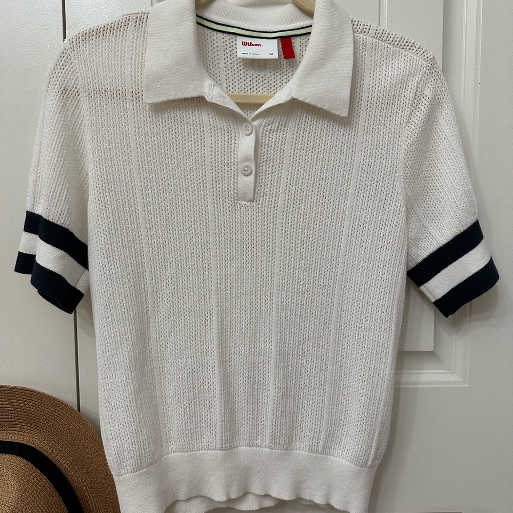 Wilson White and Black Women's Sweater